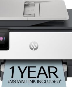 HP OfficeJet Pro 8139e Wireless All-in-One Color Inkjet Printer, Print, scan, Copy, fax, ADF, Duplex Printing Best-for-Home Office, 1 Year Instant Ink Trial Included, AI-Enabled (40Q51A)