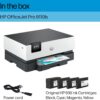 HP OfficeJet Pro 9110b Wireless Color Inkjet Printer, Print, Duplex Printing Best-for-Office (5A0S1A)