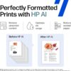 HP Smart Tank 6001 Wireless All-in-One Ink Tank Printer, Scanner, Copier with 2 years of ink included, Best-for-home, Refillable, AI-enabled (2H0B9A)