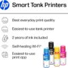 HP Smart Tank 6001 Wireless All-in-One Ink Tank Printer, Scanner, Copier with 2 years of ink included, Best-for-home, Refillable, AI-enabled (2H0B9A)