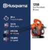 Husqvarna 952711925 125B 28-cc 2-cycle 470-CFM 170-MPH Gas Handheld Leaf Blower Husqvarna 952711925 125B 28-cc 2-cycle 470-CFM 170-MPH Gas Handheld Leaf Blower