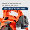 Husqvarna 952711925 125B 28-cc 2-cycle 470-CFM 170-MPH Gas Handheld Leaf Blower Husqvarna 952711925 125B 28-cc 2-cycle 470-CFM 170-MPH Gas Handheld Leaf Blower