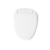 KOHLER PureWash E820 Plastic White Elongated Slow Close Feature Heated Bidet Function Toilet Seat