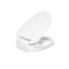 KOHLER PureWash E820 Plastic White Elongated Slow Close Feature Heated Bidet Function Toilet Seat