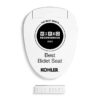 KOHLER PureWash E820 Plastic White Elongated Slow Close Feature Heated Bidet Function Toilet Seat