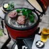 Kamado Joe Joe Jr Black Steel Folding Grill cart