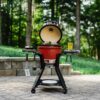 Kamado Joe Joe Jr Black Steel Folding Grill cart