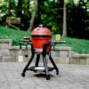Kamado Joe Joe Jr Black Steel Folding Grill cart