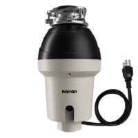 Karran KGD290 Continuous feed 1-1/4-HP Septic Safe Corded Garbage Disposal with Noise Insulation