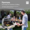 Kenmore Azure 3 -Burner Liquid Propane Gas Grill Kenmore Azure 3 -Burner Liquid Propane Gas Grill