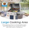 Kenmore Azure 3 -Burner Liquid Propane Gas Grill Kenmore Azure 3 -Burner Liquid Propane Gas Grill