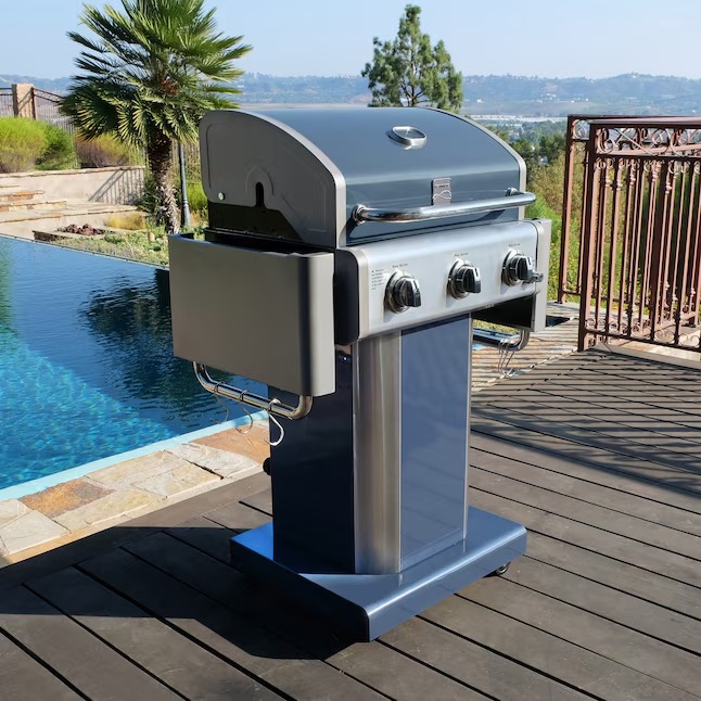 Kenmore Azure 3 -Burner Liquid Propane Gas Grill4_11zon Kenmore Azure 3 -Burner Liquid Propane Gas Grill