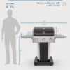 Kenmore Black 3 -Burner Liquid Propane Gas Grill Kenmore Black 3 -Burner Liquid Propane Gas Grill