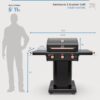 Kenmore Black with Copper Accent 3 -Burner Liquid Propane Gas Grill