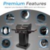 Kenmore Black with Copper Accent 3 -Burner Liquid Propane Gas Grill