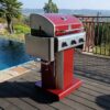 Kenmore Red 3 -Burner Liquid Propane Gas Grill Kenmore Red 3 -Burner Liquid Propane Gas Grill
