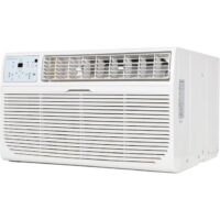 Keystone KSTAT12-2HC 12000-BTU 550-sq ft 230-Volt White Through-the-Wall Air Conditioner with Heater with Remote