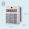Keystone Medium Room Window Air Conditioner , ( 115-Volt , 10000-BTU )