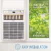 Keystone Medium Room Window Air Conditioner , ( 115-Volt , 10000-BTU )