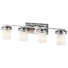 Kichler Hendrik 33.75-in 4 -Light Chrome Modern/contemporary Vanity light Kichler Hendrik 33.75-in 4 -Light Chrome Modern/contemporary Vanity light