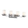 Kichler Hendrik 33.75-in 4 -Light Chrome Modern/contemporary Vanity light