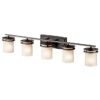 Kichler Hendrik 43-in 5 -Light Antique Bronze Modern/contemporary Vanity light