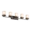 Kichler Hendrik 43-in 5 -Light Antique Bronze Modern/contemporary Vanity light