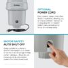 Kraus Wasteguard Continuous feed 1-HP Septic Safe Corded Garbage Disposal with Noise Insulation