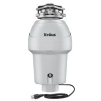 Kraus Wasteguard Continuous feed 3/4-HP SeAptic Safe Corded Garbage Disposal with Noise Insulation