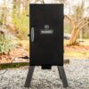 Masterbuilt® 30-inch Electric Vertical BBQ Smoker with Analog Temperature Control, Chrome Smoking Racks and 535 Cooking Square Inches in Black, Model MB20070210 Masterbuilt® 30-inch Electric Vertical BBQ Smoker with Analog Temperature Control, Chrome Smoking Racks and 535 Cooking Square Inches in Black, Model MB20070210