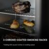 Masterbuilt® 30-inch Electric Vertical BBQ Smoker with Analog Temperature Control, Chrome Smoking Racks and 535 Cooking Square Inches in Black, Model MB20070210 Masterbuilt® 30-inch Electric Vertical BBQ Smoker with Analog Temperature Control, Chrome Smoking Racks and 535 Cooking Square Inches in Black, Model MB20070210