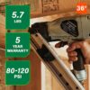 Metabo HPT 2-1/2-in 36 -Degree Pneumatic Metal-connecting Nailer Metabo HPT 2-1/2-in 36 -Degree Pneumatic Metal-connecting Nailer