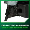 Metabo HPT 3.5-in 15 -Degree Pneumatic Clip head/Roundhead Framing Nailer