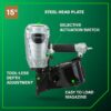 Metabo HPT 3.5-in 15 -Degree Pneumatic Clip head/Roundhead Framing Nailer