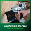 Metabo HPT 3.5-in 15 -Degree Pneumatic Clip head/Roundhead Framing Nailer
