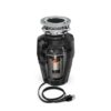Moen EX100C Luxe Chef Continuous feed 1-HP Septic Safe Corded Garbage Disposal with Noise Insulation