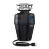 Moen EX100C Luxe Chef Continuous feed 1-HP Septic Safe Corded Garbage Disposal with Noise Insulation