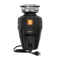 Moen EX75C Host Continuous feed 3/4-HP Septic Safe Corded Garbage Disposal with Noise Insulation