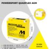 MotoBatt MBTX20U (12V 22.5 Amp) 335 CCA Factory Activated Maintenance Free QuadFlex AGM Battery