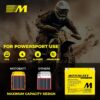 MotoBatt MBTX20U (12V 22.5 Amp) 335 CCA Factory Activated Maintenance Free QuadFlex AGM Battery