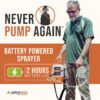 PetraTools Battery Powered Sprayer 1 Gallon - HD1000-S - Heavy Duty Electric Sprayer for Lawn and Garden Weed/Pest Control, Watering - with Battery, Charger & 2 Nozzles (1 Gallon) PetraTools Battery Powered Sprayer 1 Gallon - HD1000-S - Heavy Duty Electric Sprayer for Lawn and Garden Weed/Pest Control, Watering - with Battery, Charger & 2 Nozzles (1 Gallon)
