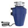Project Source PSD-70 Continuous feed 1 2-HP Septic Safe Corded Garbage Disposal with Noise Insulation