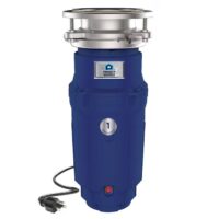 Project Source PSD-100-SL Continuous feed 1-HP Septic Safe Corded Garbage Disposal with Noise Insulation