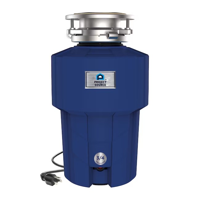 Project Source PSD-90 Continuous feed 3 4-HP Septic Safe Corded Garbage Disposal with Noise Insulation_11zon Project Source PSD-90 Continuous feed 3/4-HP Septic Safe Corded Garbage Disposal with Noise Insulation