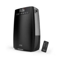 Pure Enrichment HumeXL Pro Warm and Cool Mist 1.3-Gallon Tower Cool mist/Warm mist Humidifier (For Rooms Up To 430-sq ft ) Black