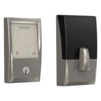 Schlage Encode Century Satin Nickel Smart Wi-Fi and Bluetooth Touchscreen Keypad Electronic Deadbolt Lock
