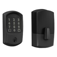Schlage Encode Greenwich Matte Black Smart Wi-Fi and Bluetooth Touchscreen Keypad Electronic Deadbolt Lock