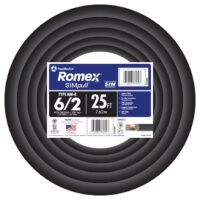Southwire 25-ft 6 / 2 / Romex SIMpull Stranded Indoor CU NM-B W/G Individual pack ( By-the-roll )