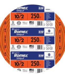 Southwire 250-ft 10 / 2 / Romex SIMpull Solid Indoor CU NM-B W/G Individual pack ( By-the-roll )