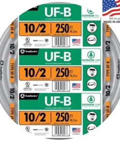 Southwire 250-ft 10 / 2 Solid UF-B Wire W/G ( By-the-roll )